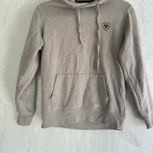 Ariat grey hoodie with logo xs